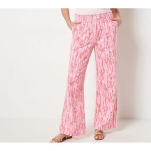 NWOT Belle by Kim Gravel Women's Pants Sz XL Smocked Waist